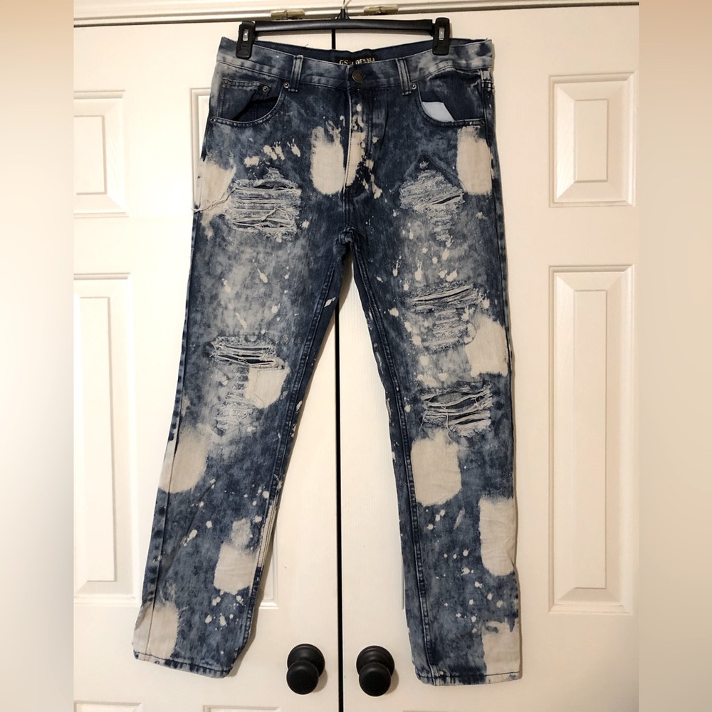 EUC Men’s Bleached 34 Jeans